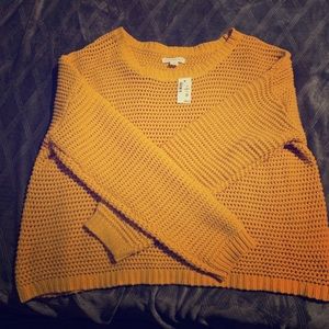 Women’s mustard color sweater
